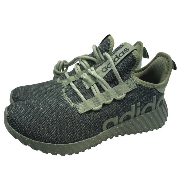 adidas Other - adidas Kaptir 3.0 Wide Olive Green Sock Top Cloudfoam Sneaker men sz 10.5W